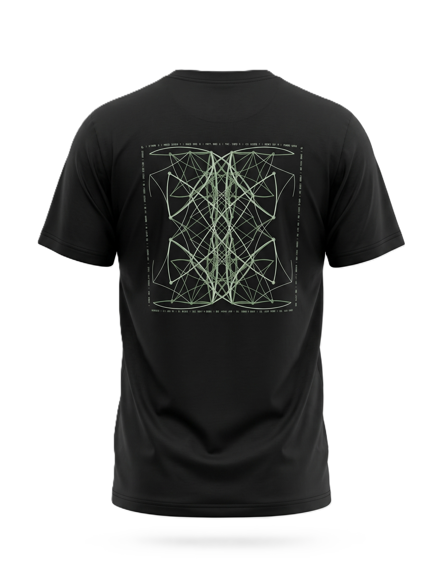 Back of the signature 1475 tee from control the center