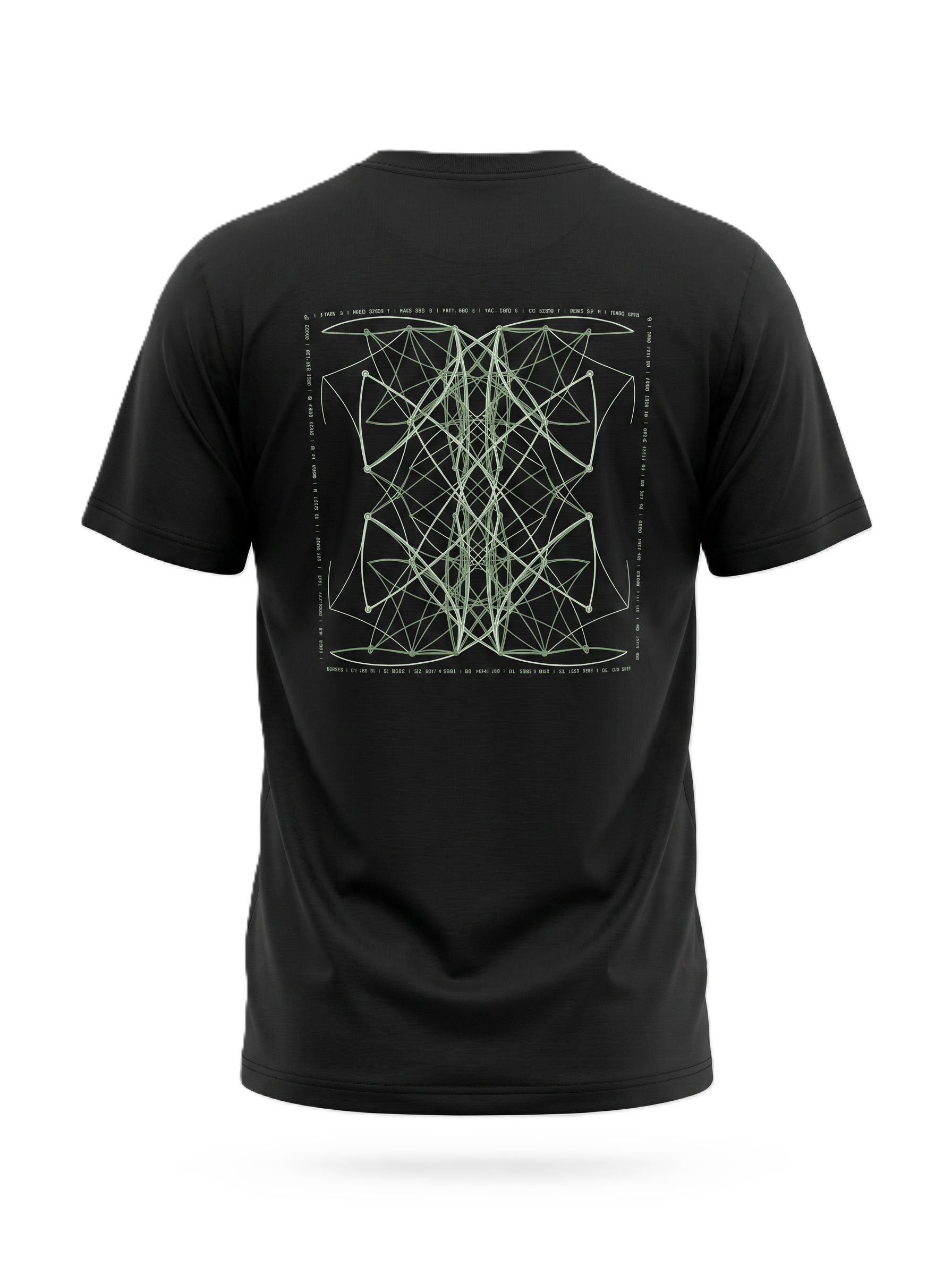 Back of the signature 1475 tee from control the center