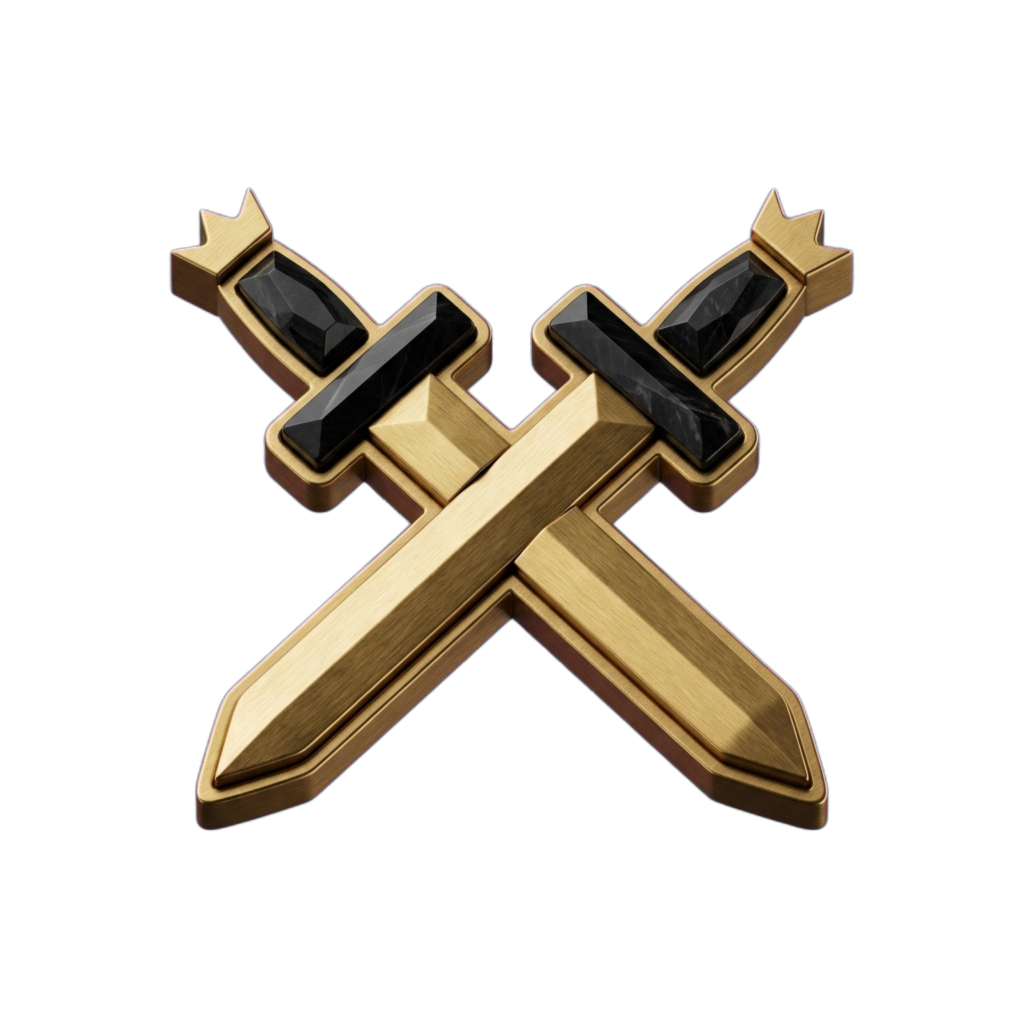 Crossed Swords Tactical Duel Badge