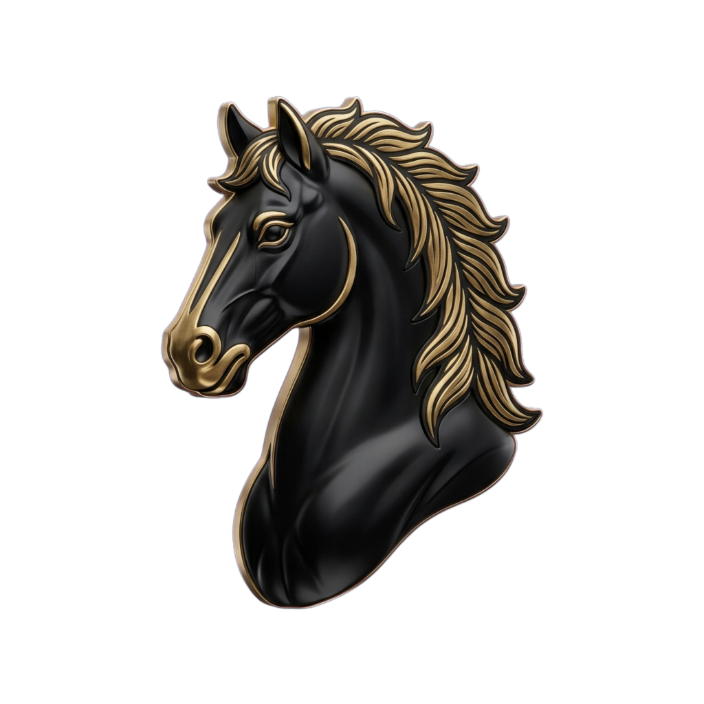 Knight Stallion Steed Badge