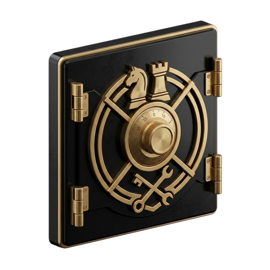 Vault Drop Combination Security Badge